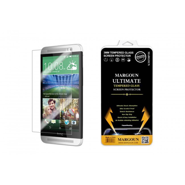 Margoun Tempered Glass Screen Protector for HTC One E8
