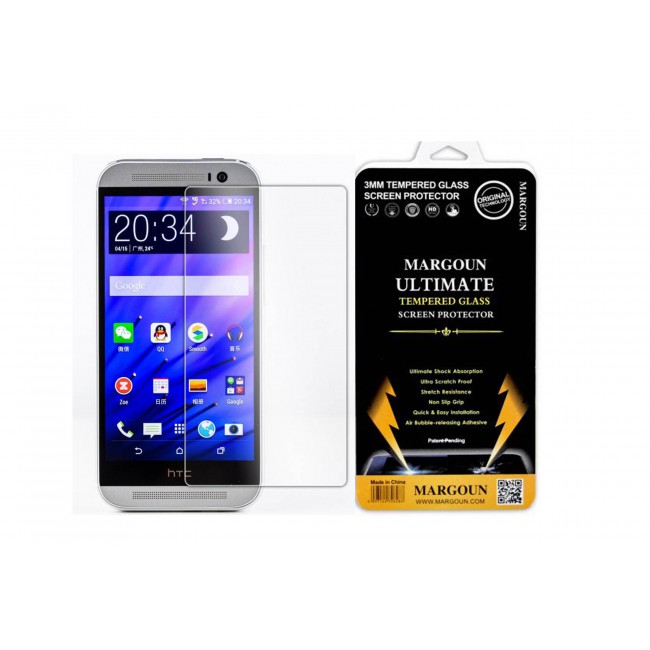 Margoun Tempered Glass Screen Protector for HTC One M9+ 