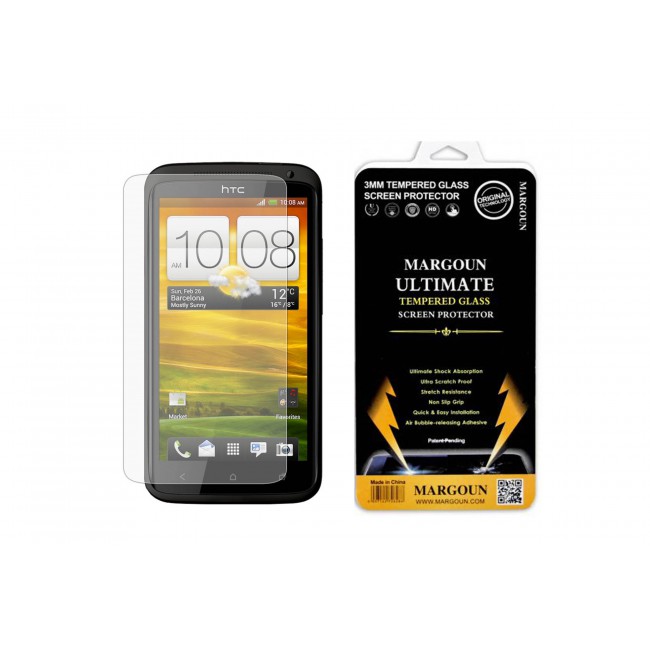 Margoun Tempered Glass Screen Protector for HTC One X+