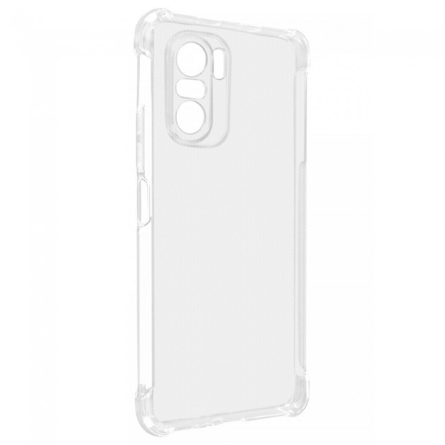 MARGOUN For Xiaomi Redmi K40 Pro Case Cover Clear Protective TPU Four Corners Cover Transparent Soft Case