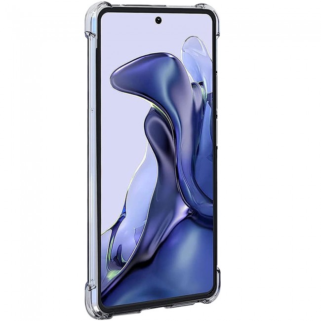 CATANES For Xiaomi 11T Case Cover Clear Protective TPU Four Corners Cover Transparent Soft Case