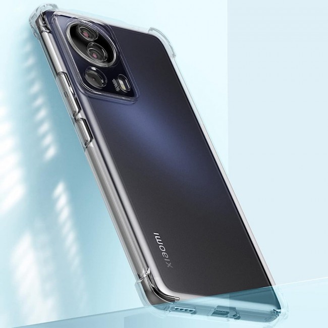 MARGOUN For Xiaomi Civi 2 Case Cover Clear Protective TPU Four Corners Cover Transparent Soft Case