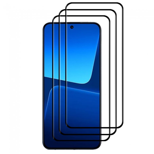 CATANES 3 Pack for Xiaomi Mi 13 Pro Screen Protector 3D Tempered Glass Protective Film Mobile PHones