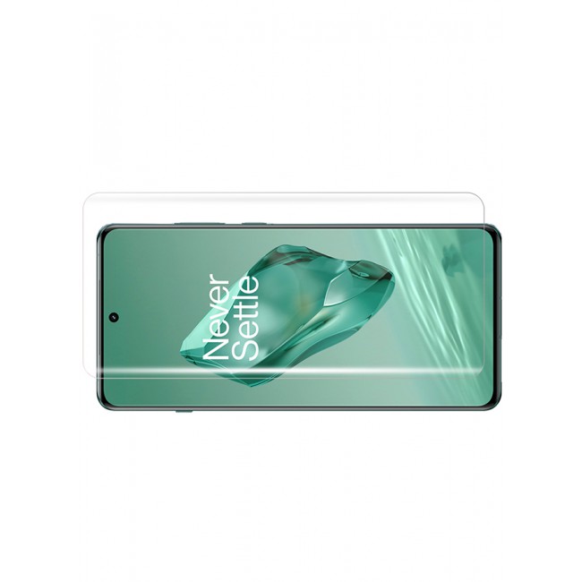 MARGOUN Oneplus 12 Screen Protector 9H Hardness HD Scratch Resistance Screen Protector UV Tempered Glass film Curved Screen Protector UV Glue for UV Tempered Glass film