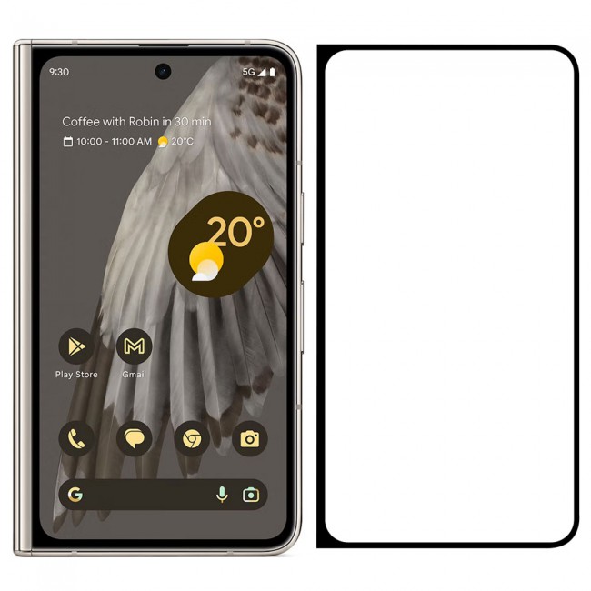 MARGOUN for Google Pixel Fold Mobile Phones Screen Protector 3D Tempered Glass Protective Film