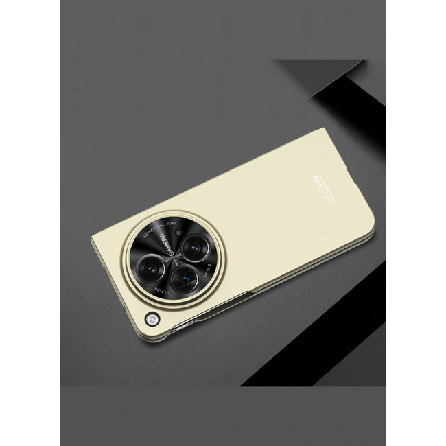 MARGOUN Oppo Find N3 Case with Screen Protector Shockproof PC Cover Protective Lightweight Bumper Fold Case Gold