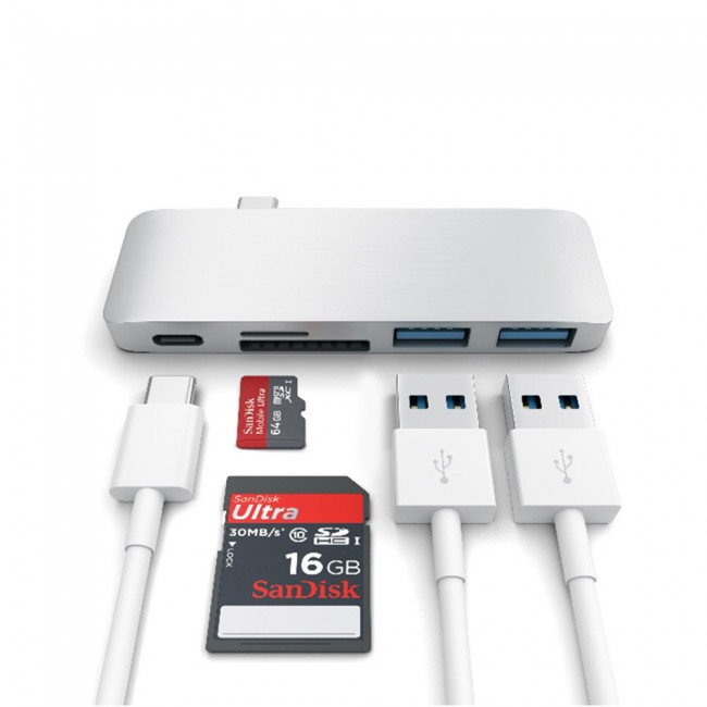 5 in 1 USB-C Hub Card Reader and USB Ports 5Gbps Transfer Rate