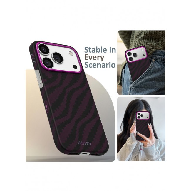 Bamboo Fiber Protective Case for iPhone 17 Pro Max – Ultra Durable, Lightweight &amp; Premium Design Purple