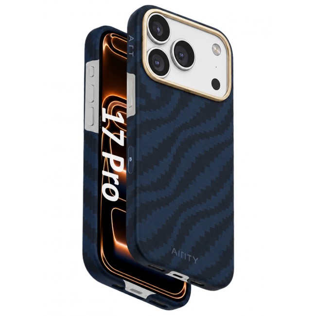 Bamboo Fiber Protective Case for iPhone 17 Pro – Ultra Durable, Lightweight &amp; Premium Design Blue