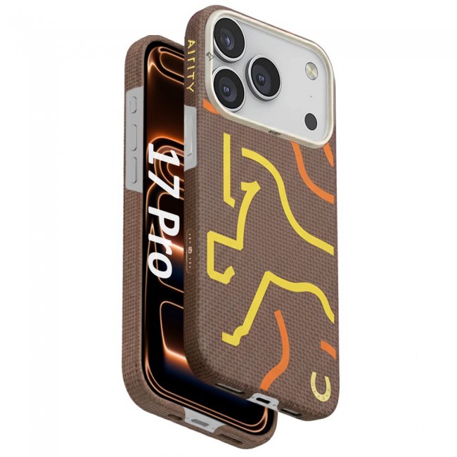 Horse Style Bamboo Protective Case for iPhone 17 Pro Magsafe – Ultra Durable, Lightweight &amp; Premium Design Brown