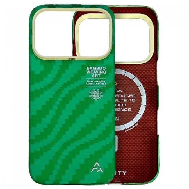 Horse Style Bamboo Protective Case for iPhone 17 Pro Magsafe – Ultra Durable, Lightweight &amp; Premium Design Green