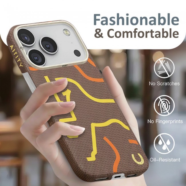 Horse Style Bamboo Protective Case for iPhone 17 Pro Magsafe – Ultra Durable, Lightweight &amp; Premium Design Brown