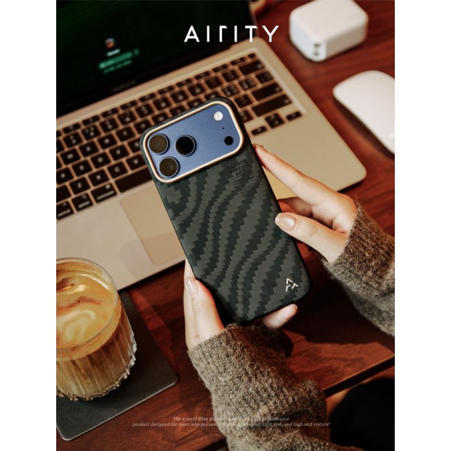 Bamboo Fiber Protective Case for iPhone 17 Pro Max – Ultra Durable, Lightweight &amp; Premium Design Black