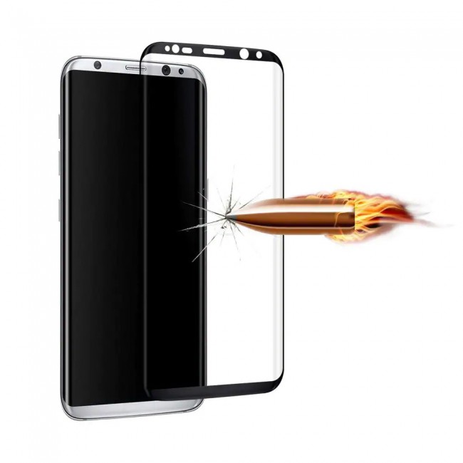 BESTSUIT UV Glue 6D Tempered Glass Screen Protector for Samsung Galaxy S8 (2-Year Warranty)