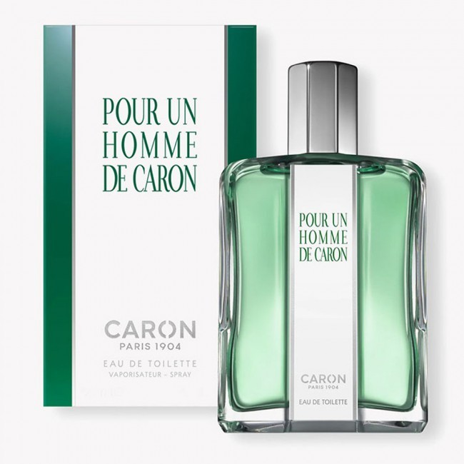 Caron Pour Un Homme De Caron Eau De Toilette for Men, Classic Aromatic Lavender Vanilla Fragrance with Musk and Amber Notes 125ml