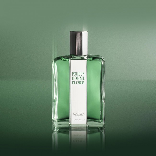 Caron Pour Un Homme De Caron Eau De Toilette for Men, Classic Aromatic Lavender Vanilla Fragrance with Musk and Amber Notes 125ml