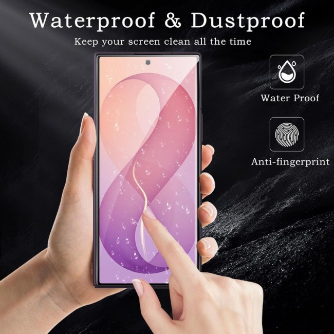 2 Pack HD Clear Compatible with Samsung Galaxy Z Fold 8 Ultra Full Body Screen Protector Hydrogel (NOT GLASS) Film Set , Front Inner & Back Protective Membrane