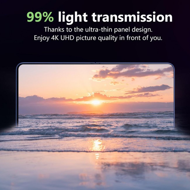 2 Pack HD Clear Compatible with Samsung Galaxy Z Flip 8 Screen Protector Film , Flexible Hydrogel (NOT Glass) Front Cover Guard