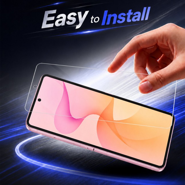 2 Pack HD Clear Compatible with Samsung Galaxy Z Flip 8 Screen Protector Film , Flexible Hydrogel (NOT Glass) Front Cover Guard