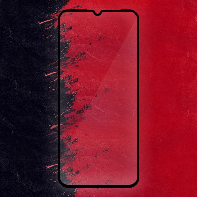 CATANES 3 Pack for itel A49 4G Screen Protector Tempered Glass Full Glue Black side