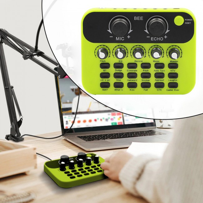 CATANES Professional Condenser Microphone Set Green