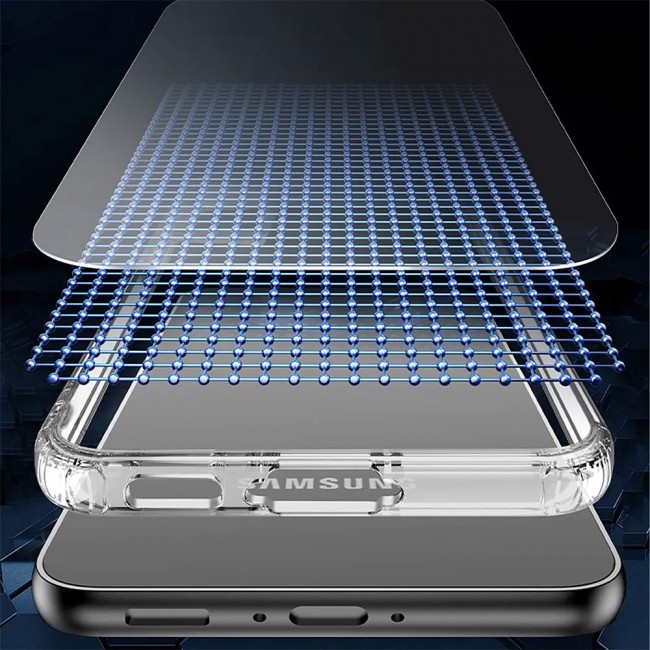 CATANES 5 Packs For Samsung Galaxy S23 Clear Case With 2 Screen Protectors and 2 Camera Lens Protectors/White