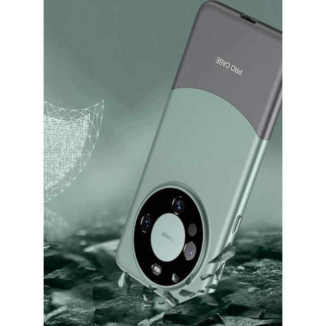 MARGOUN Huawei Mate 60 Pro Case Camera Full Cover Protector Shockproof Hard Case Cover Luxury and Fashionable Design Case Green