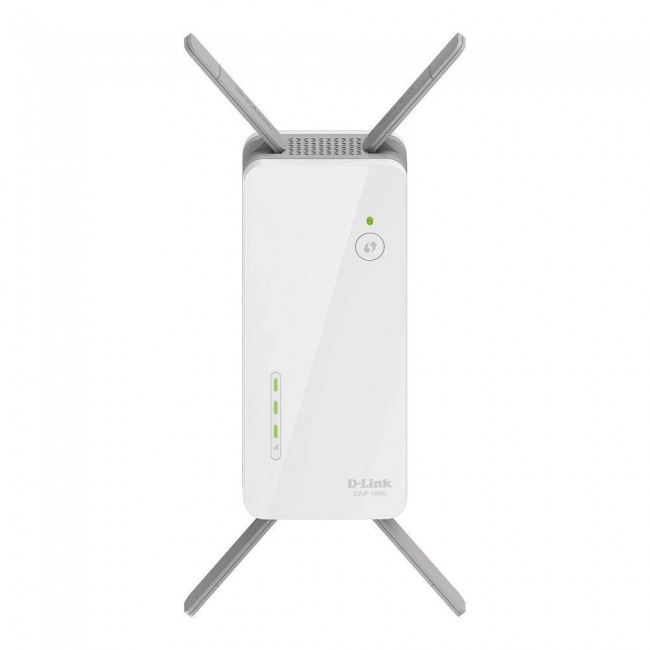 D-Link AC2600 Smart Wall-Mounted 4 Antenna Wi-Fi Range Extender DAP-1860