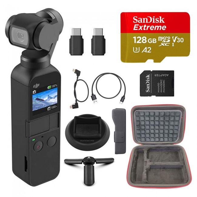 DJI Osmo Pocket 3-Axis 4K Handheld Camera - Black