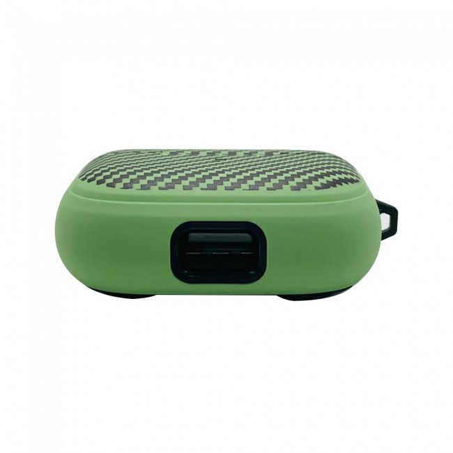 Eggshell Airpods Pro Silicone Case - Checkered Green