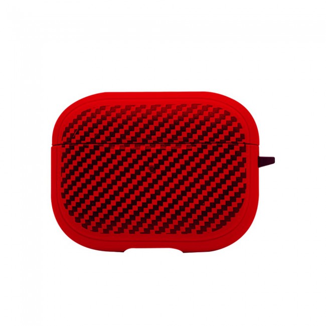 Eggshell Airpods Pro Silicone Case - Checkered Red