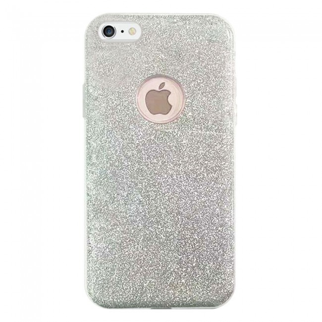 Apple iphone 6 and 6s Glitter Case Cover Eimo - Silver