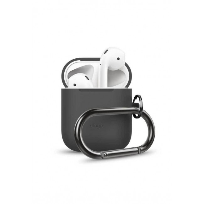 Elago Apple AirPods Shockproof Protective Hang Case with Clip