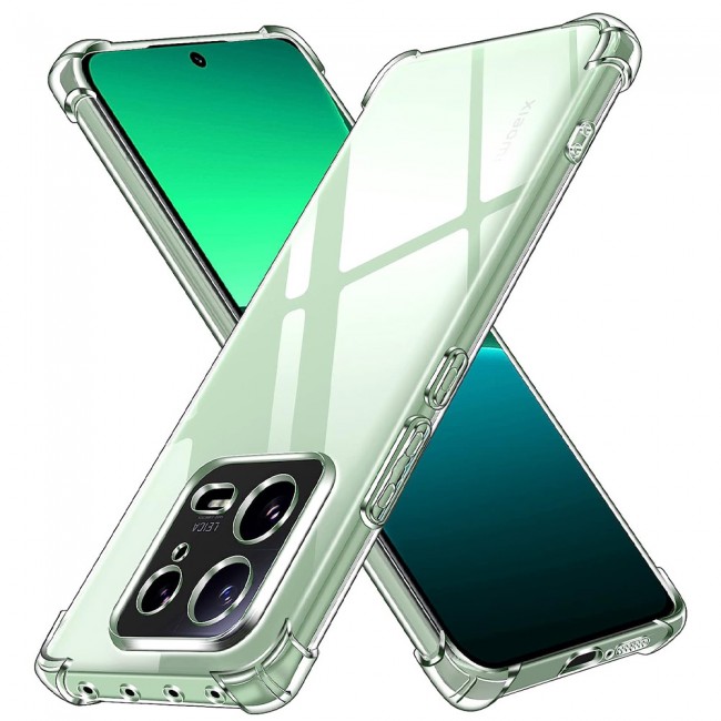 CATANES For Xiaomi 13 Case Cover Clear Protective TPU Four Corners Cover Transparent Soft Case