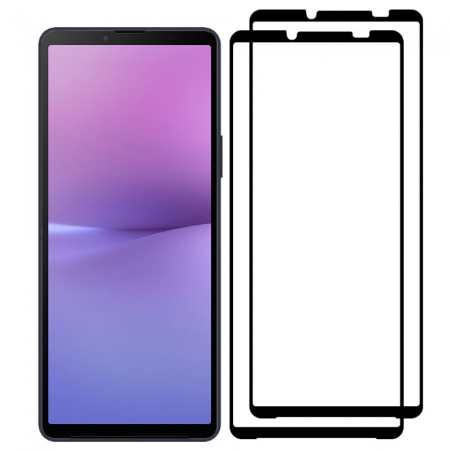 MARGOUN 2 Pack for Sony Xperia 10 V Mobile PHones Screen Protector 3D Tempered Glass Protective Film
