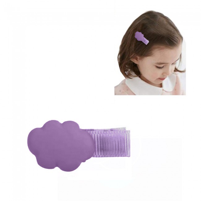 CATANES 6 Packs For Hair Clips Cloud Ornaments Colourful Flatback Polymer Rainbow Cloud Clips - 10