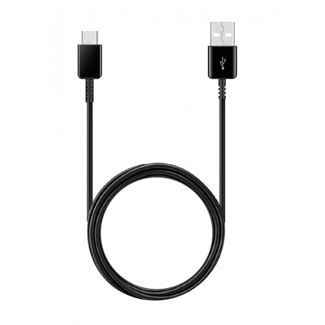 Original USB A to C Cable Compatible with Smartphone Fast Charging Cable  Black