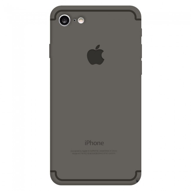 2Pack Hicool Grey Hard Cover and Clear Screen Protector for iPhone 7 and 8