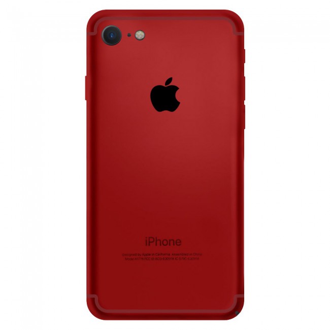 2Pack Hicool Red Hard Cover and Clear Screen Protector for iPhone 7 and 8