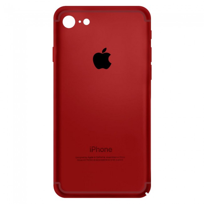 2Pack Hicool Red Hard Cover and Clear Screen Protector for iPhone 7 and 8
