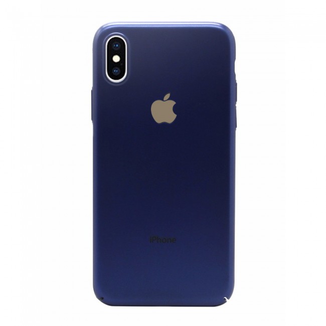 2Pack Hicool Dark Blue Hard Cover and 3D Screen Protector for iPhone X and XS