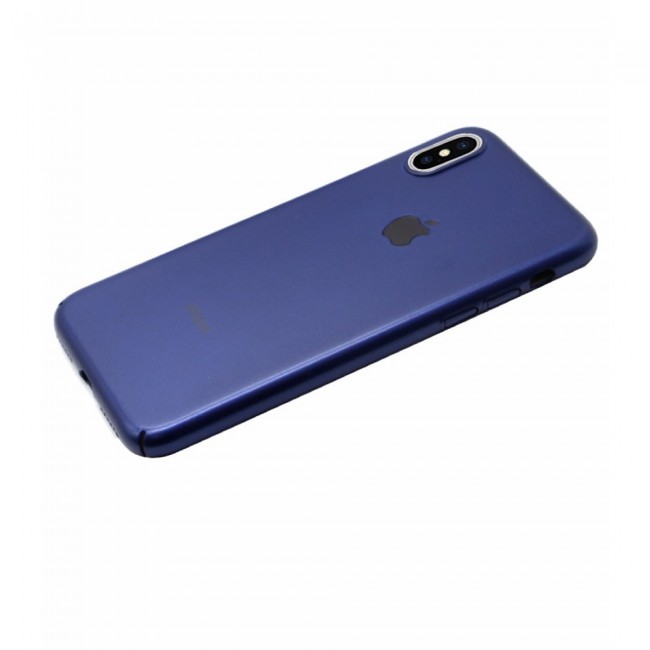 2Pack Hicool Dark Blue Hard Cover and 3D Screen Protector for iPhone X and XS