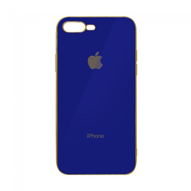 2Pack Hicool Dark Blue Hard Cover and Clear Screen Protector for iPhone 7 Plus and 8 Plus