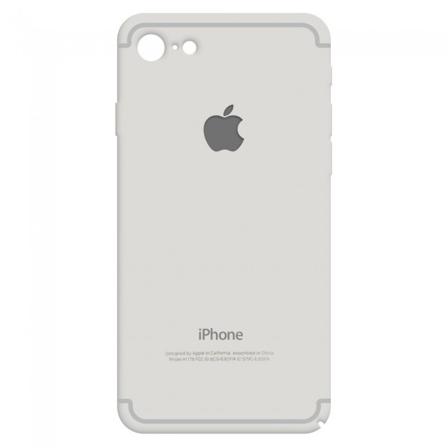 2Pack Hicool Light Grey Hard Cover and Clear Screen Protector for iPhone 7 and 8