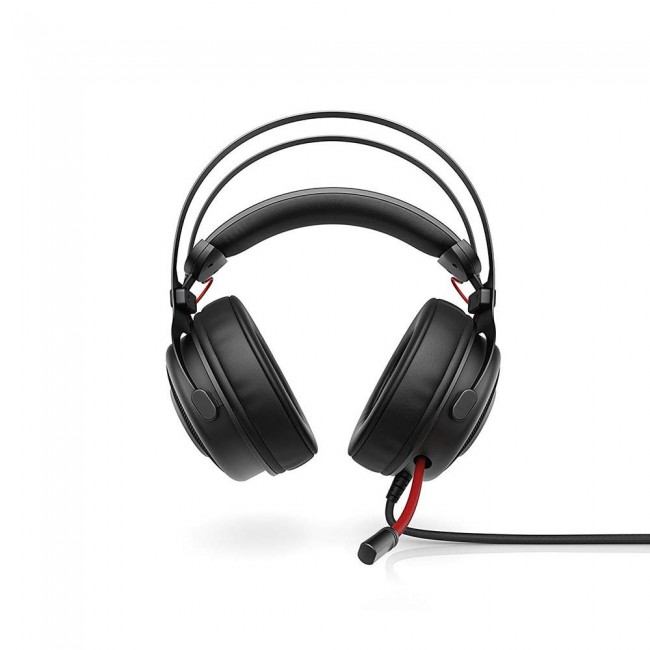 HP OMEN by Wired Gaming Headset 800 for PCs and other devices that support 3.5mm audio output - Black/Red