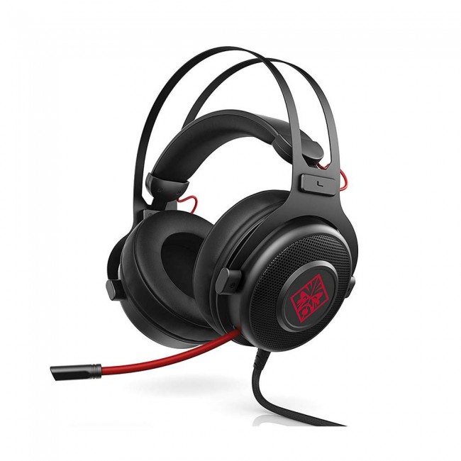 HP OMEN by Wired Gaming Headset 800 for PCs and other devices that support 3.5mm audio output - Black/Red