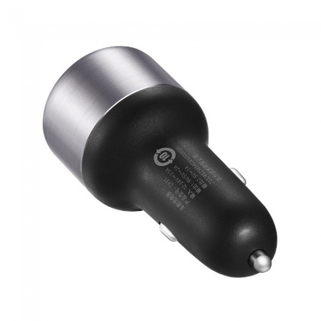 Huawei 9V2A 18W Quick Charge Dual Output Car Charger with Type-C Data Cable – Black