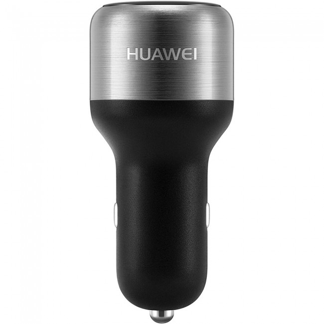 Huawei 9V2A 18W Quick Charge Dual Output Car Charger with Type-C Data Cable – Black