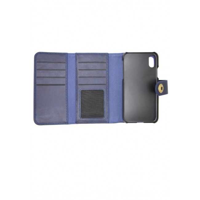 Margoun JDK Wallet Case for Apple iPhone X Flip Cover (RAM) - Blue