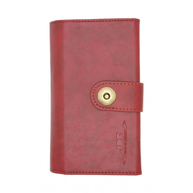 Margoun JDK Wallet Case for Apple iPhone X Flip Cover (RAM) - Red
